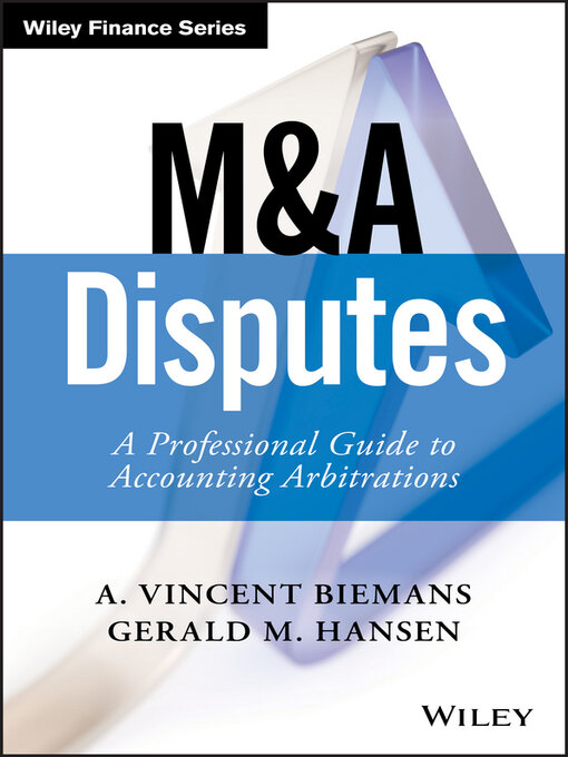 Title details for M&A Disputes by A. Vincent Biemans - Available